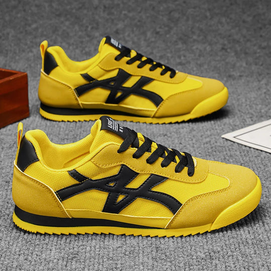 Men's Casual Shoes Fashion Sneakers Low Top Lace Up Lightweight Comfortable Breathable Walking Shoes For Daily Wear