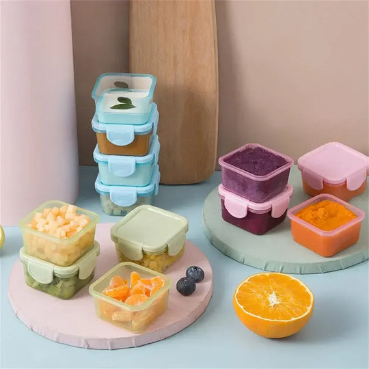 4Pcs Mini Food Storage Containers