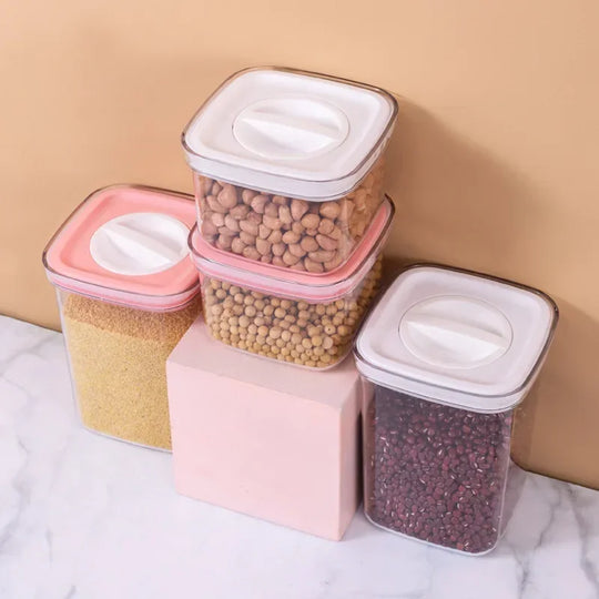 Plastic Food Storage Container with Lid
