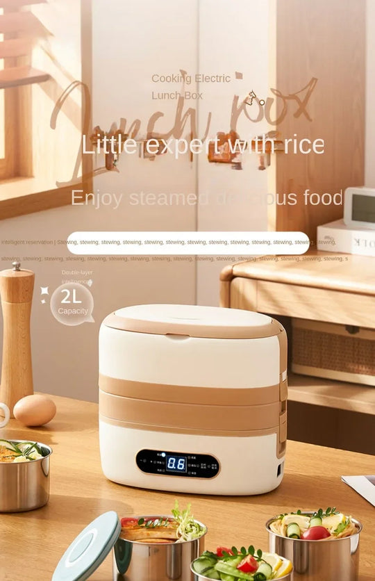 Electric Heating Insulated Lunch Box 220V