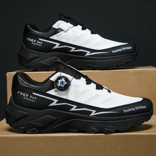 Mens Sneakers Casual Outdoor Anti Slip Shock-absorbing Versatile Off Road Hiking Shoes Comfortable Soft Sole Running Shoes Man
