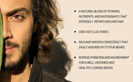 Beard Nourish Moisturizing Cream Men Whisker Balm Promote Hair Growth Moustache Wax for Groomed Charming Beards Styling Products
