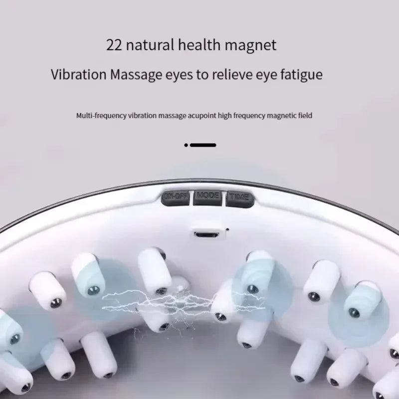 Eye Massager Instrument Electric Silicone Magnetic Massager Eye Care Instrument Eye Massager to Relieve Eye Fatigue Massager