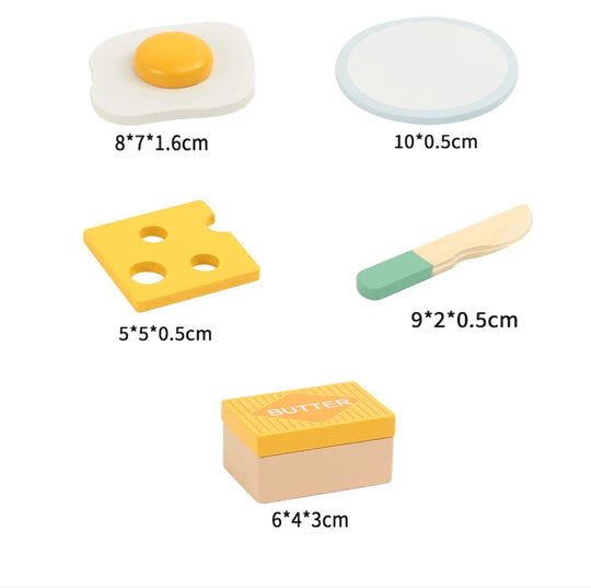Bread Machine Baby Classic Kid Educational New Wooden Pretend Role Play House Kitchen Toy For Children Simulation Christmas gift