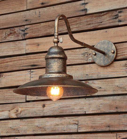 American Industrial Wall Lamp Porch Lamp Outdoor Courtyard Garden Lamp Billboard Park Wall Light Stair Bedside Bedroom Lighting