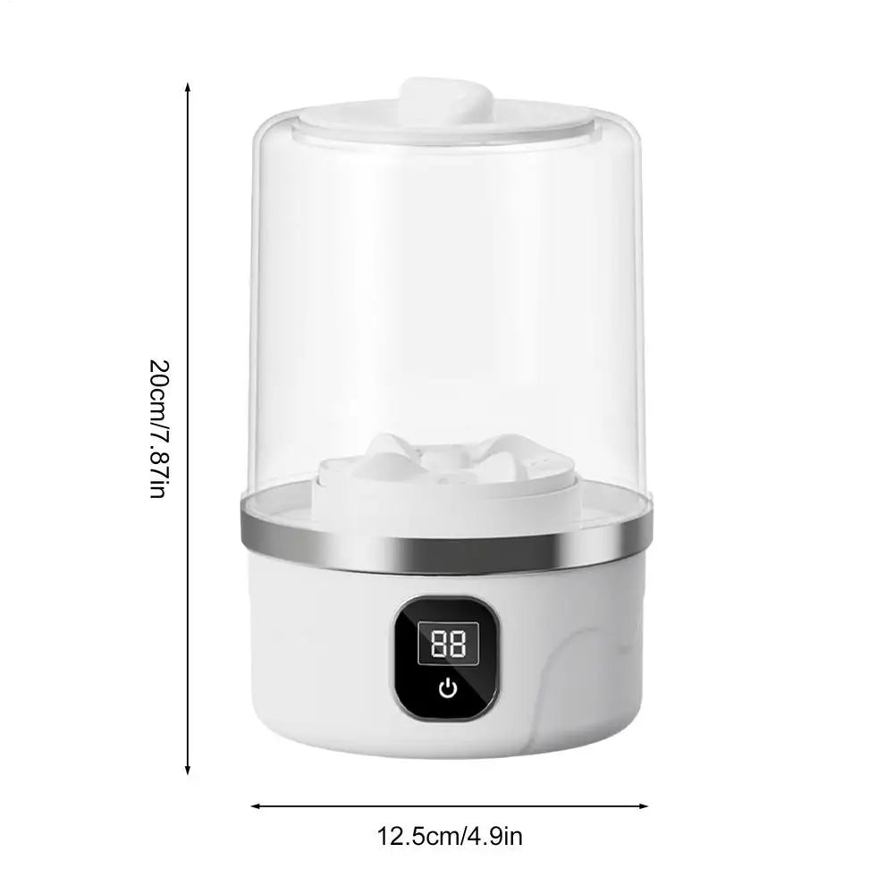 Underwear Washing Machine Mini Laundry Washer Cleaning For Underwear Rechargeable Baby Clothes Cleaning Appliance For Towels