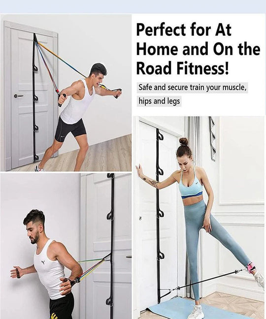 Multi-Point Door Anchor Strap for Resistance Bands