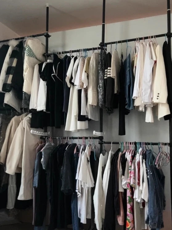 Dressing Rooms Hanger Floor Clothes Racks Clothing Shoe Floor Bedroom Garment Rack Rail Free Standing Percheros Furniture