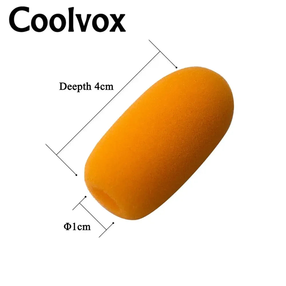 5pcs Wired Wirless Conference Microphone Windscreen Foam Sponge Cover for Lapel microphone , Inner Diameter:1cm (about .0.39")
