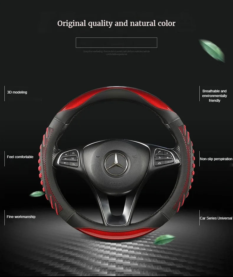 Three-Dimensional Honeycomb Steering Wheel Cover