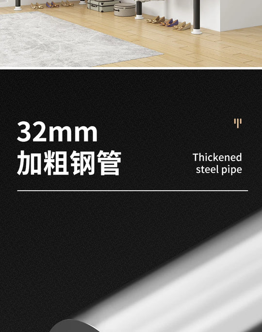 Dressing Rooms Hanger Floor Clothes Racks Clothing Shoe Floor Bedroom Garment Rack Rail Free Standing Percheros Furniture