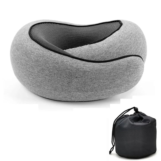 Portable Adjustable Memory Foam Travel Neck Pillow