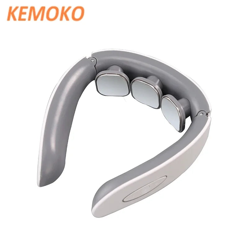 Shoulder Neck Massage Smart Back And Neck Massager Cervical Vertebra Health Care Vibrator Heating Relieve Pain Muscle