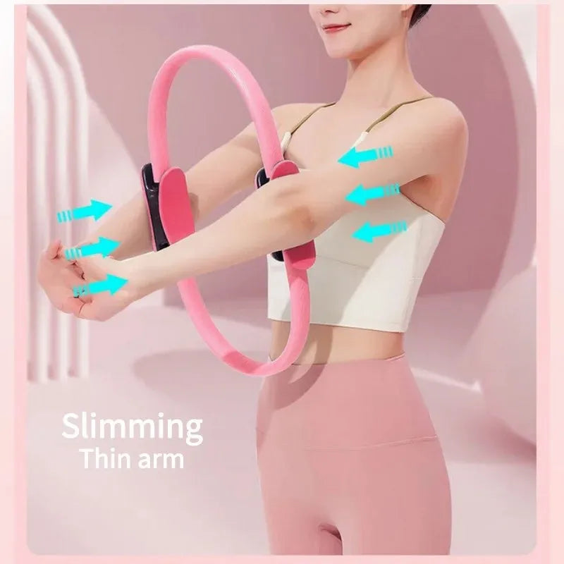 Yoga Fitness Pilates Ring Yoga Ring Open Back Ring Magic Ring Pelvic Floor Muscle Training Yoga Supplies Pilates Ring - Jscomfortzstore