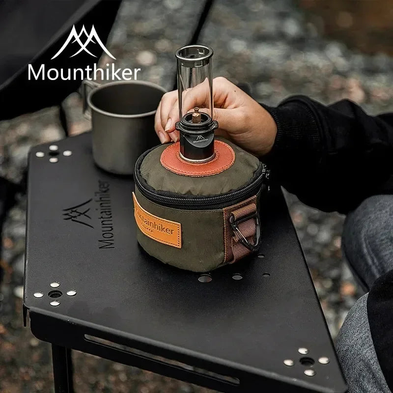 MOUNTAINHIKER Dreamlike Candlelight Lamp Tent Lighting Equipment Camping Lamp Windproof Gas Candle Lamp Outdoor Camping Lights