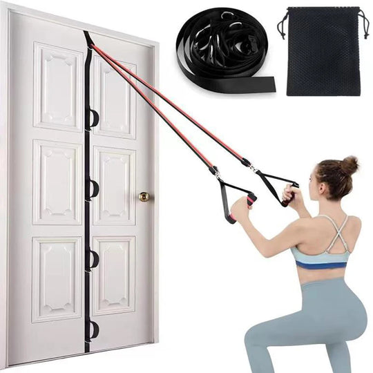 Multi-Point Door Anchor Strap for Resistance Bands