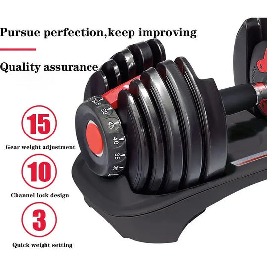 40kg / 90lbs Smart Adjustable Dumbbells for Men