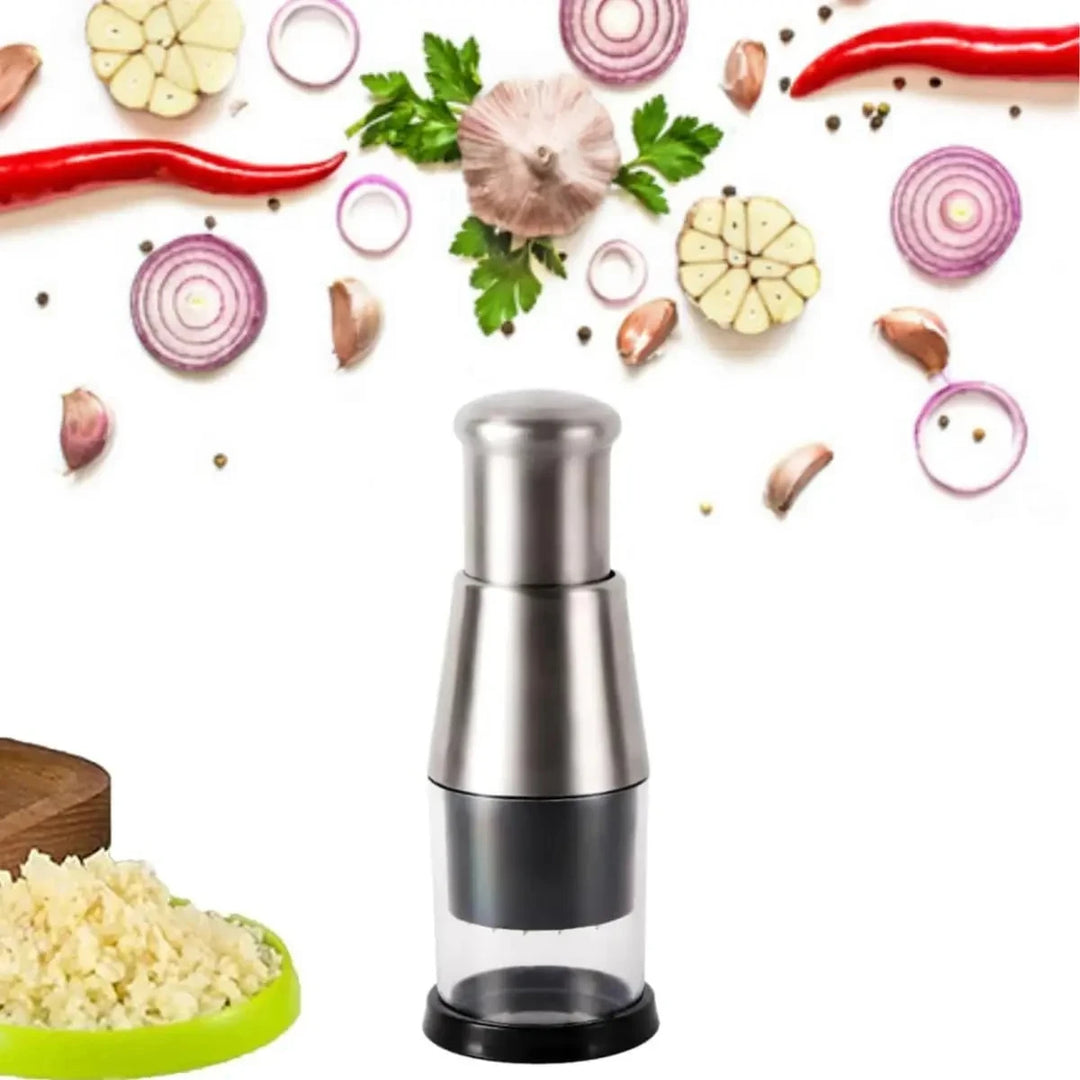 Manual Stainless Steel Garlic Chopper