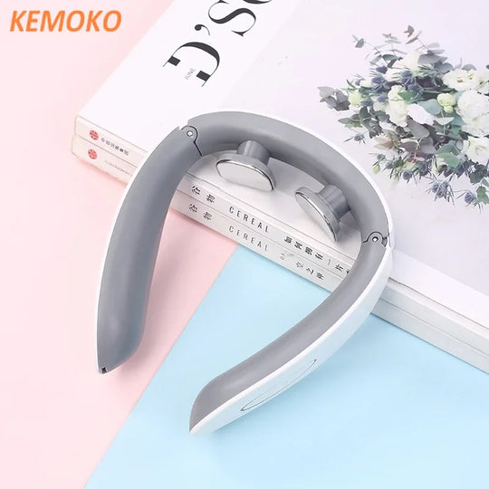 Shoulder Neck Massage Smart Back And Neck Massager Cervical Vertebra Health Care Vibrator Heating Relieve Pain Muscle