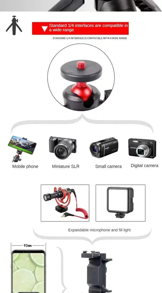 MT-08 Mini Extendable Desktop Tripod
