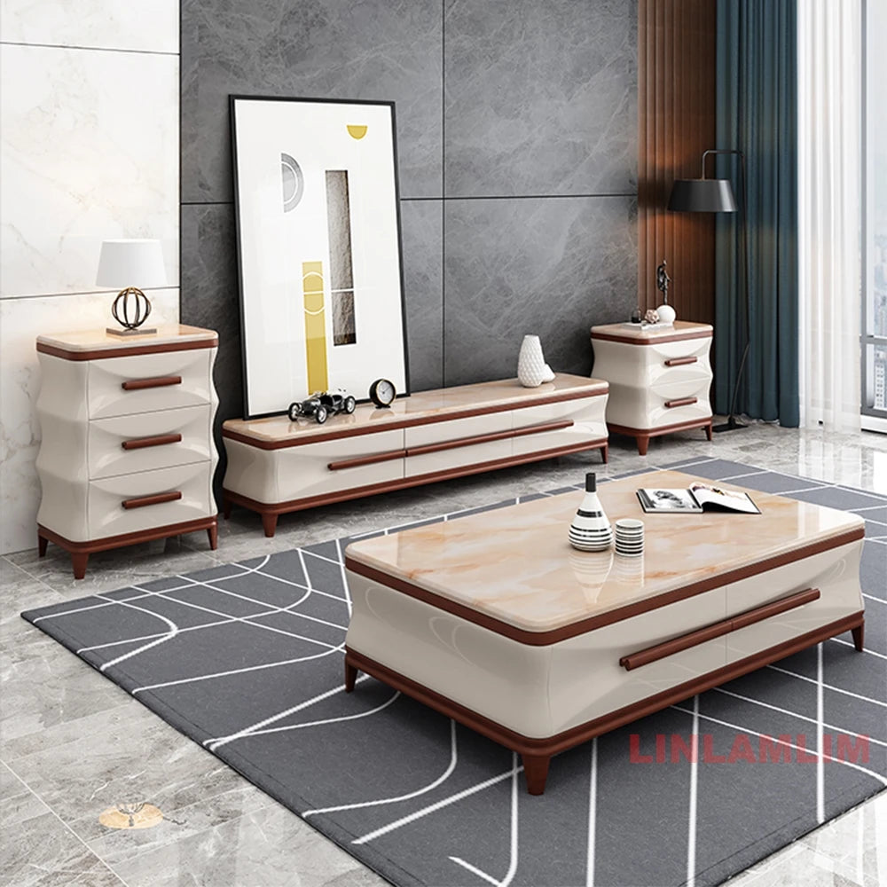 Linlamlim Modern Luxury Living Room Furniture Set