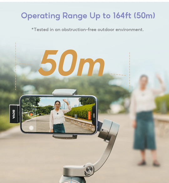 BOYA Omic D/U Wireless Lavalier Lapel Microphone