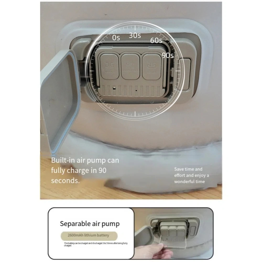 Portable Inflatable Chaise Lounge for Leisure