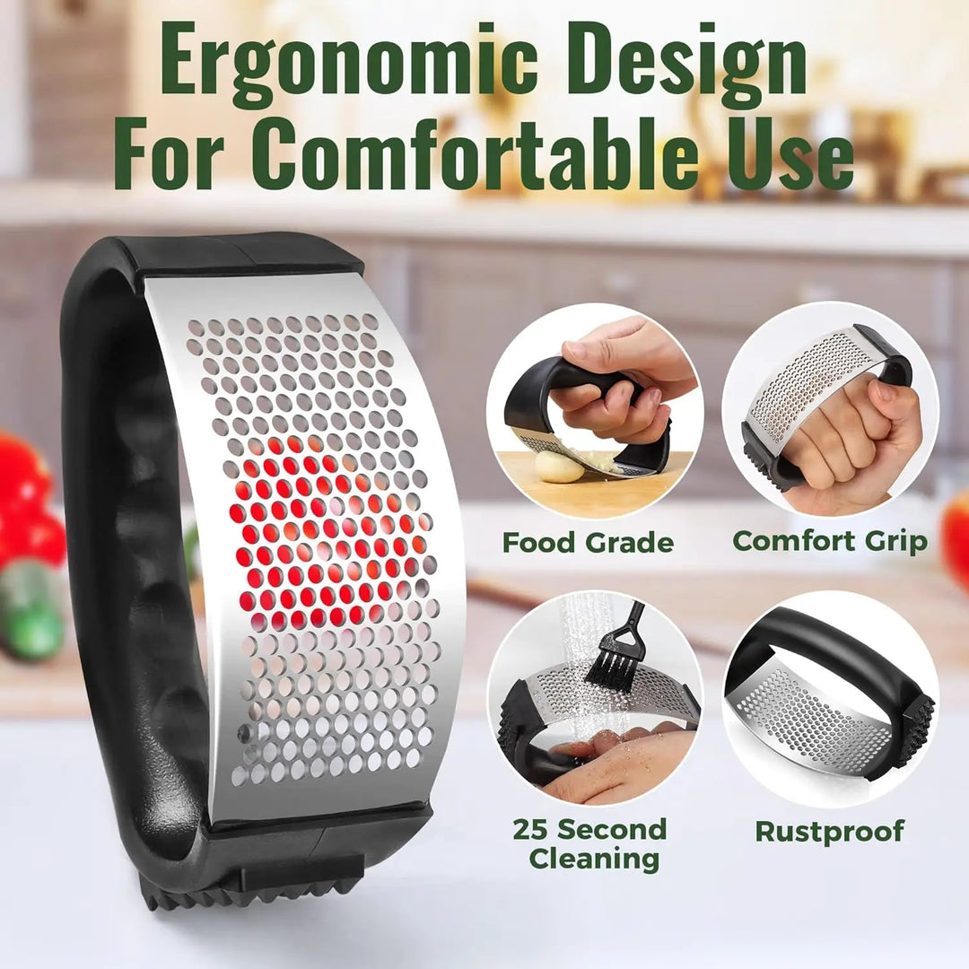 Stainless Steel Garlic Press Rocker
