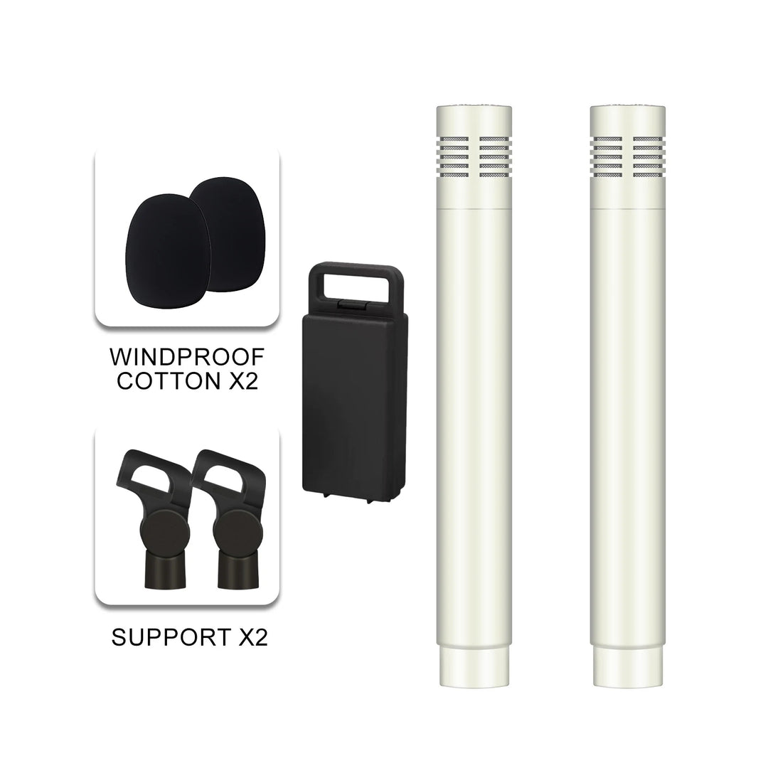 C02 Champagne Colored Metal Condenser Microphone