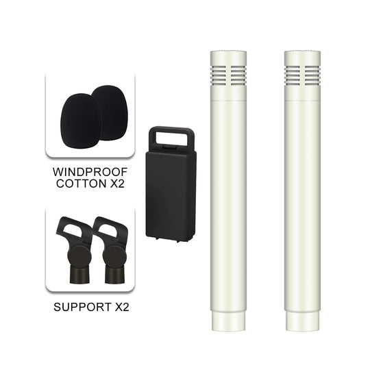 C02 Champagne Colored Metal Condenser Microphone