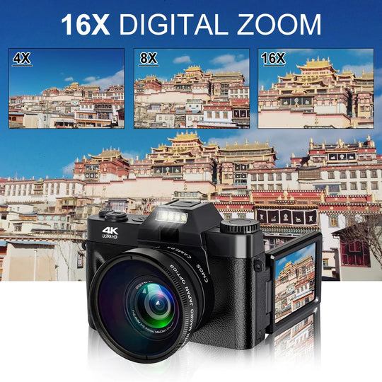 4K 48MP WIFI Camcorder Digital Camera