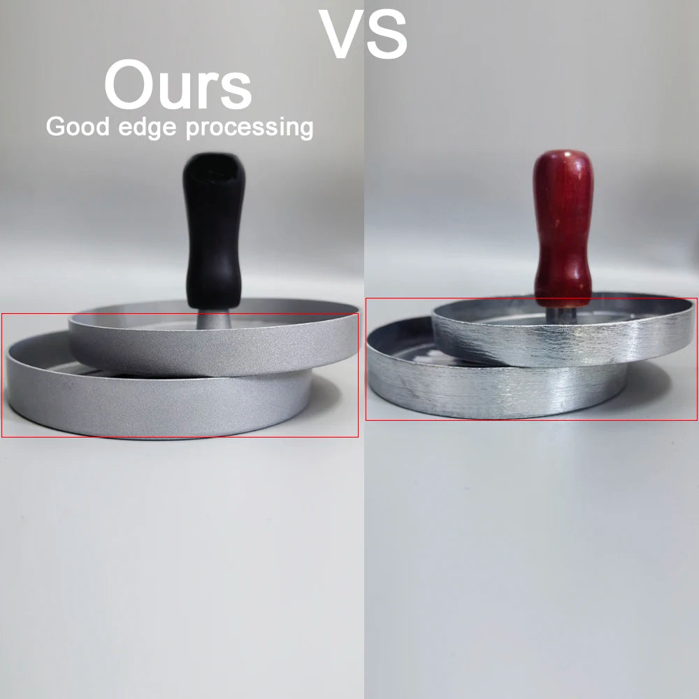 Burger Press Patty Maker Aluminium Hamburger Mold Non-Stick
