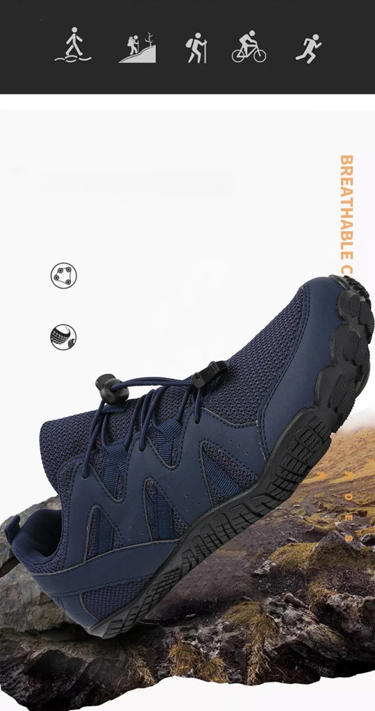 New men's and women's hiking shoes outdoor breathable soft soled hiking shoes bicycle shoes couple hiking shoes