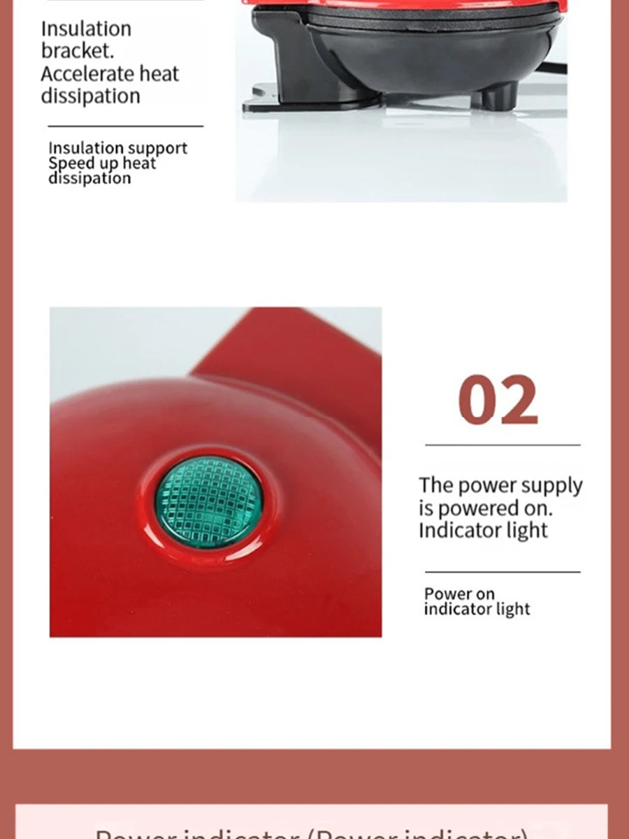 Mini Multifunctional Electric Waffle Maker, Sandwich Cake Oven, Breakfast Mold, Kitchen Supplies, Cooking Utensils