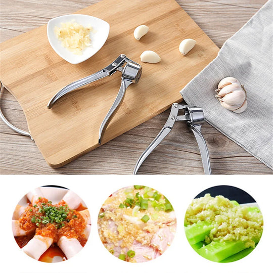 Garlic Press Crusher Mincer Detachable Kitchen Garlic Smasher Squeezer Labor Saving Manual Press Multi Grind Tool Kitchen Gadget