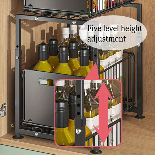 Adjustable Under-Sink Organizer