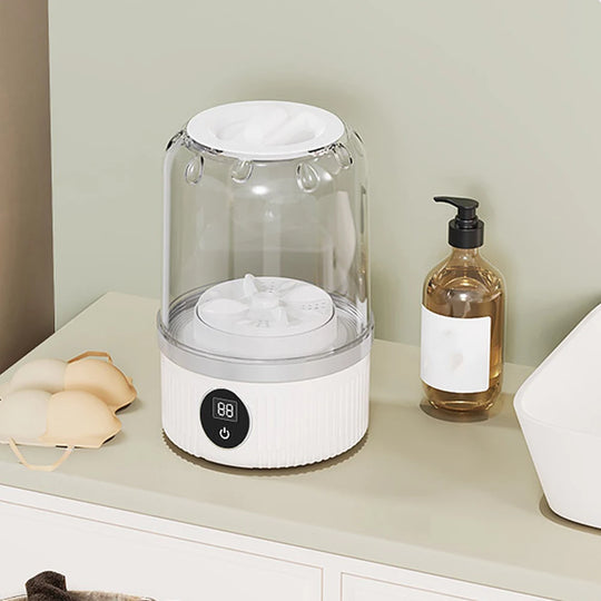 Mini Underwear Washer Rechargeable 1L Electric Socks Washing Machine Household Small Wireless Portable Laundry Underwear Cleaner