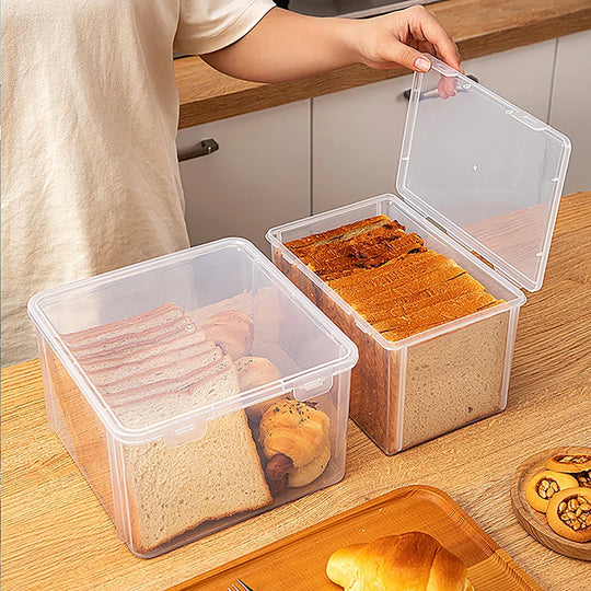 Clear Bread Storage Box