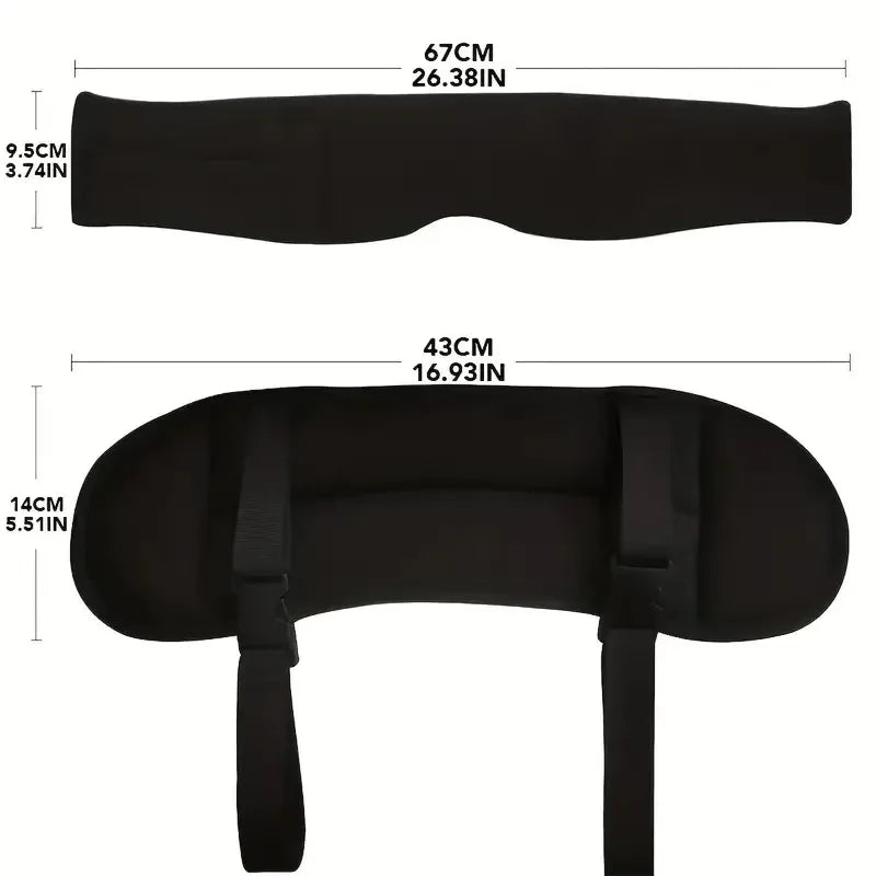 Adjustable Travel Neck Pillow with Eye Mask Set