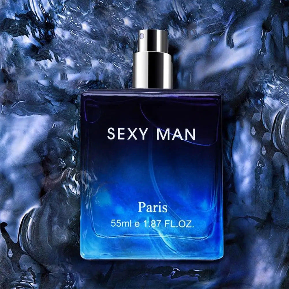 Men's Cologne Perfume Long-lasting Charming Eau De Toilette Gentleman's Blue 55ml Dating & Daily Perfume Gift