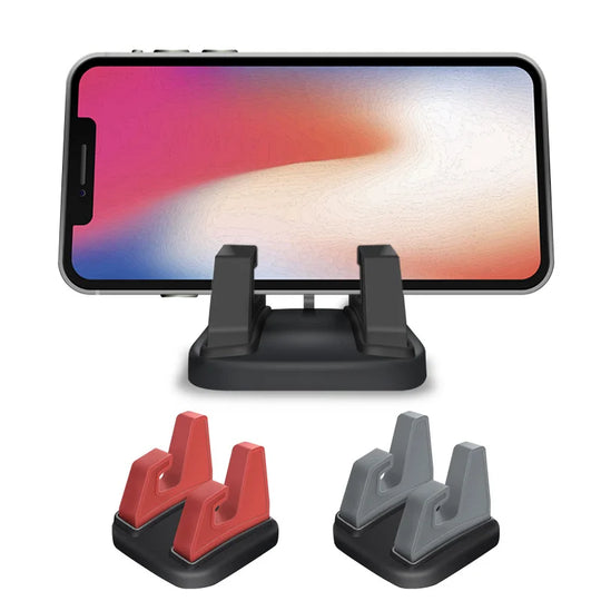 VAORLO 360 Degree Car Phone Holder Soft Silicone Anti Slip Mat Mobile Phone Mount Stands Support Car GPS Dashboard Bracket