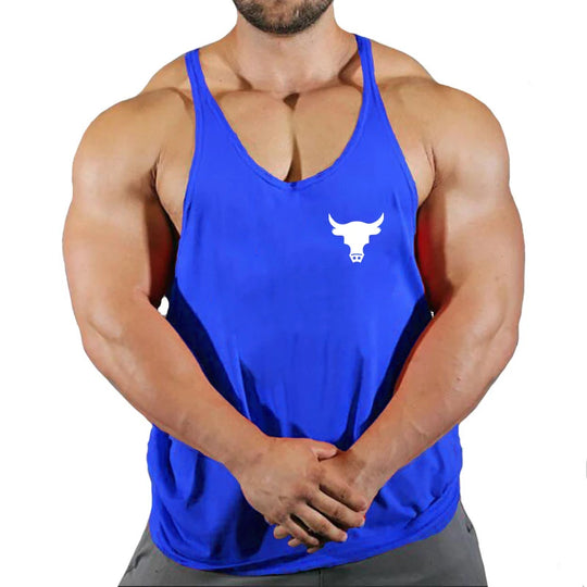 Fitness Man Gym Clothing Bodybuilding Shirt Men Men's Vest Sleeveless Sweatshirt Stringer T-shirts Suspenders Man Top Singlet