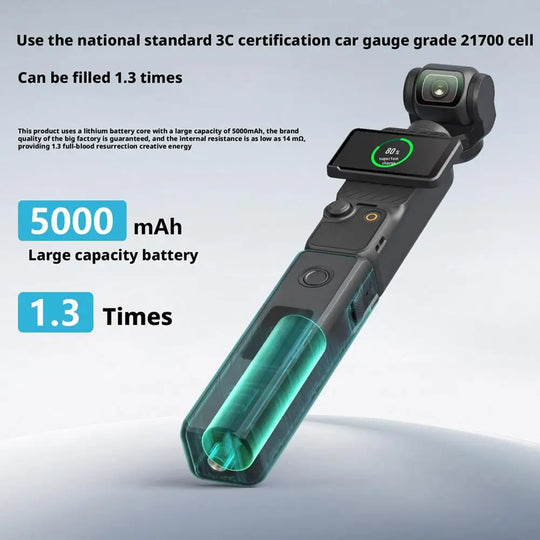 For DJI Osmo Pocket 3 Handheld Gimbal 5000Mah High-Capacity Battery Smart Fast Charging Sports Camera Accessories