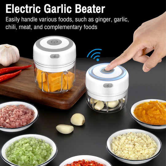 Electric Garlic Masher & Mini Food Chopper