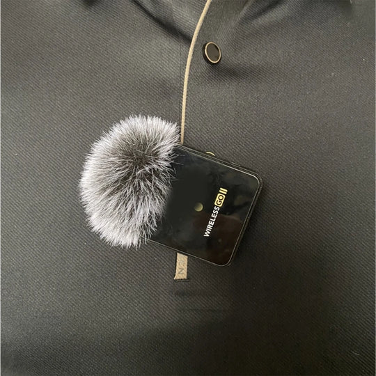 1pc Artificial Furs Windscreen Cover for RODE WIRELESS GO II Microphone Windscreen Block Wind Interference Enjoy Clear Sound