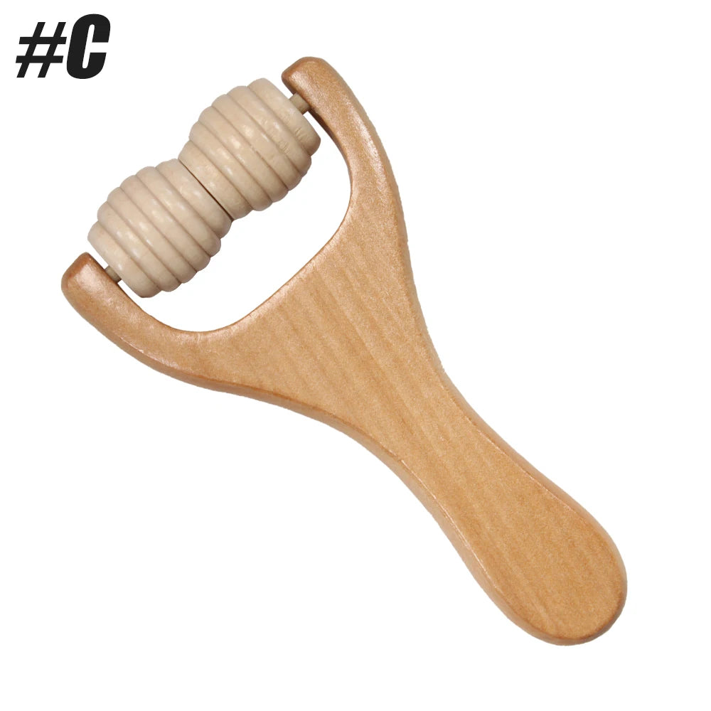 1Pcs Wooden Massage Roller,Instantly Self Massage Waist Thigh, Leg, Hands Full Body Roller Tool Massager DIY Maderotherapy