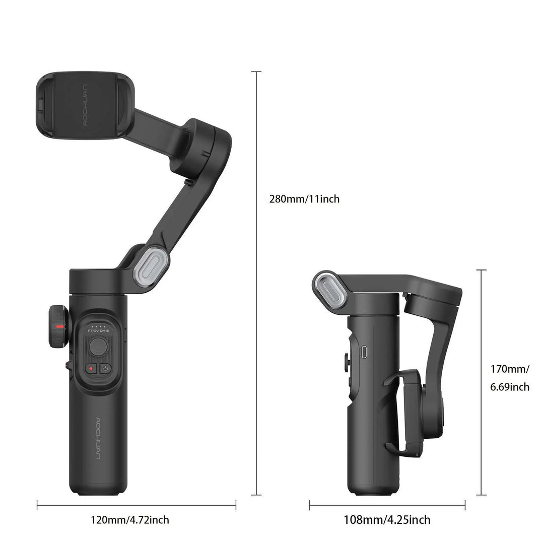 AOCHUAN 3-Axis Handheld Gimbal Stabilizer for Smartphones