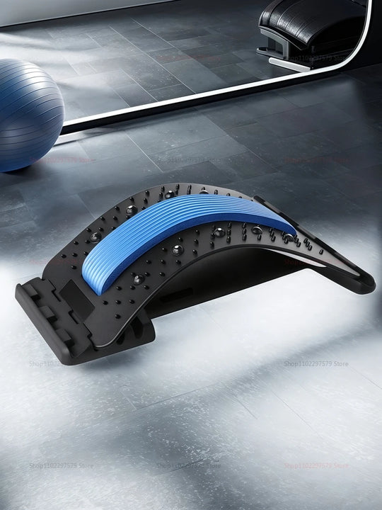 Back Stretcher Multi-Level Adjustable Massager Waist Neck Fitness Lumbar Cervical Spine Cervical Spine Support Massager