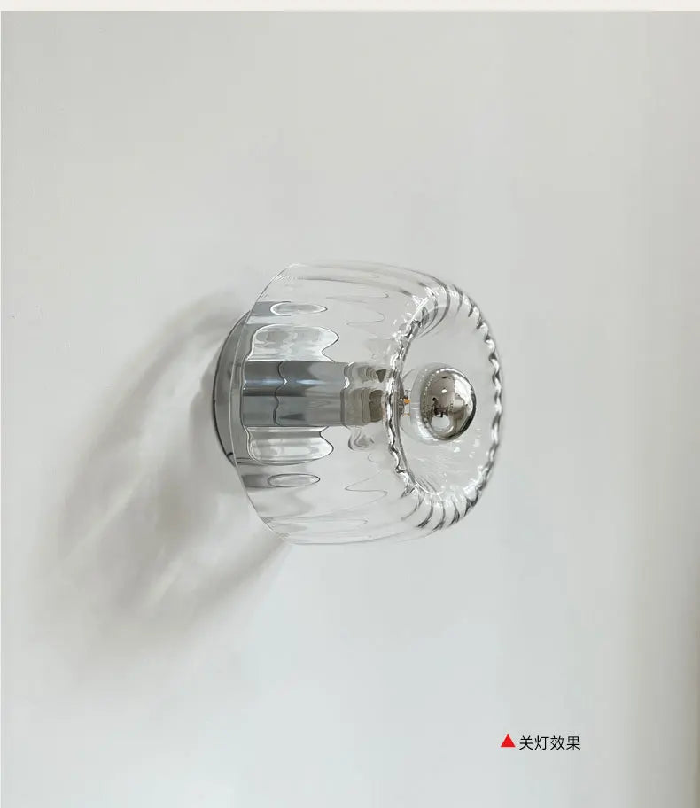 Lamp for Bedroom Simple Ancient Style Package Aisle Glass Nordic Retro Personality Balcony Corridor Stairs Wall Decor