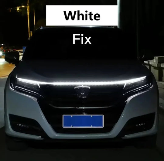 LED Daytime Running Light  Starting Car Hood  Door Decorative Lights DRL Auto Engine Hood Guide Decorative Ambient Lamp 12V
